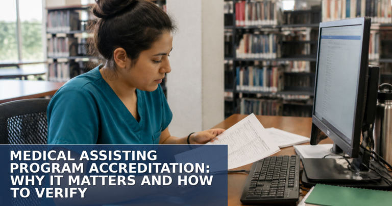 Medical Assistant Program Accreditation: Why It Matters