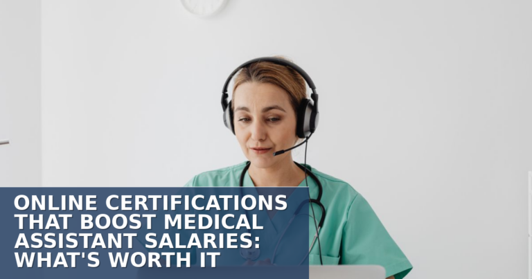 Online Medical Assistant Certifications That Boost Salary
